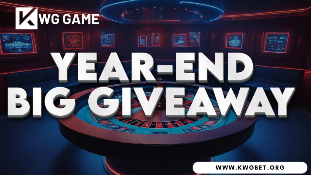 Big Giveaway on Year end only with KWG GAME