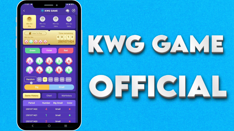 KWG Game Android – Exciting mobile gaming with lottery and color prediction games."